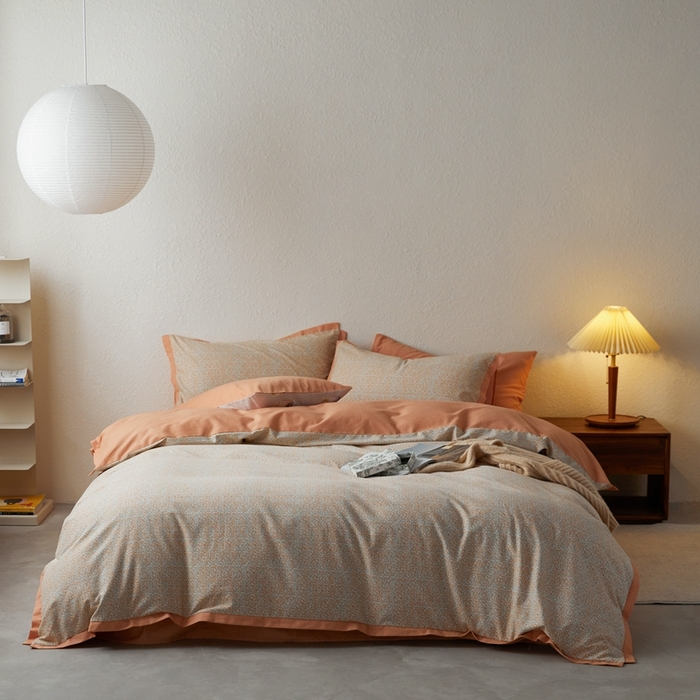 91家纺网 家纺一手货源 找家纺 时年家纺 2023 全棉磨毛飞边工艺款 甜汐