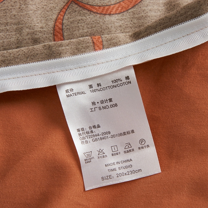 91家纺网 家纺一手货源 找家纺 时年2023新款全棉磨毛印花系列套件-简约风格 音俏