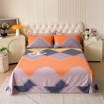 91家纺网 家纺一手货源 找家纺 （总）凯磊家纺 新款加厚磨毛印花系列单床单