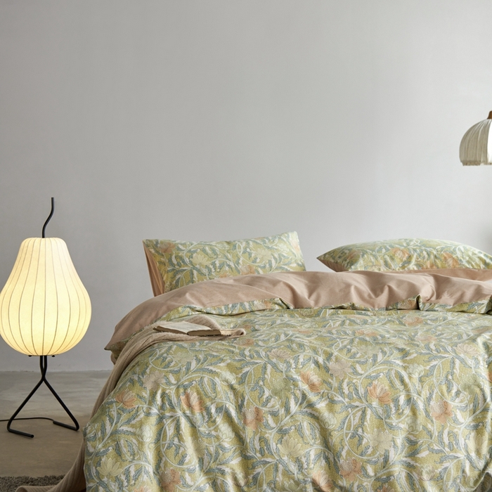 91家纺网 家纺一手货源 找家纺 时年2023新款全棉磨毛印花系列套件-花卉风格 漫森