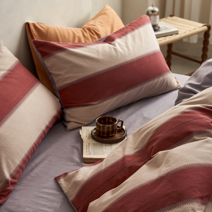 91家纺网 家纺一手货源 找家纺 时年2023新款全棉磨毛印花系列套件-简约风格 梦颖