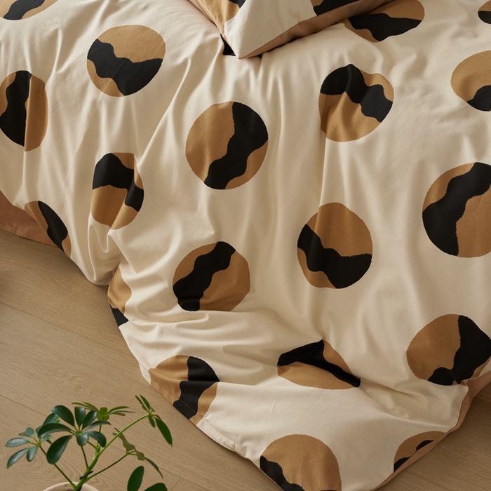 91家纺网 家纺一手货源 找家纺 时年2023新款全棉磨毛印花系列套件-简约风格 丹可