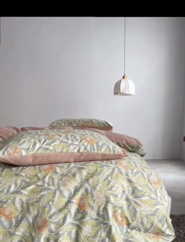 91家纺网 家纺一手货源 找家纺 时年2023新款全棉磨毛印花系列套件-花卉风格 漫森