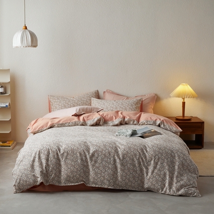 时年2023新款全棉磨毛印花系列套件-花卉风格 言依