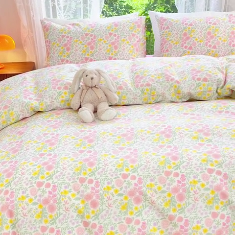 91家纺网 家纺一手货源 找家纺 （总）感遇家纺 2023新款全棉印花四件套