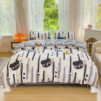 91家纺网 家纺一手货源 找家纺 （总）感遇家纺 2023新款全棉印花四件套