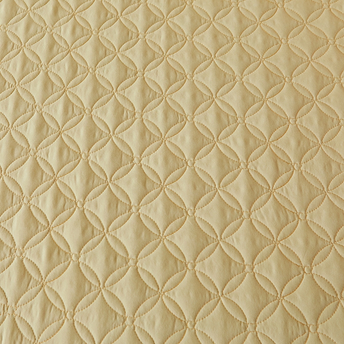 91家纺网 家纺一手货源 找家纺 罗艺轩 2024新款A类蛋白棉夹棉床裙-品味人生 品味人生-黄绿