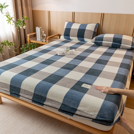 91家纺网 家纺一手货源 找家纺 （总）衿成 2025新款纯色简约牛奶绒床笠