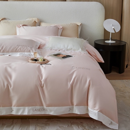 91家纺网 家纺一手货源 找家纺 （总）薏思家纺 2025新款100支全棉澳棉刺绣-兰芝系列四件套