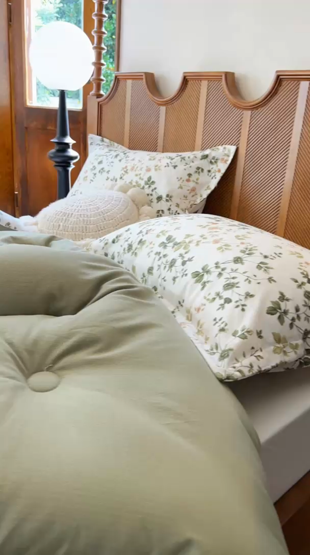 91家纺网 家纺一手货源 找家纺 米菲 2023新款印花小竺棉冬被春秋被被子被芯 春华秋实