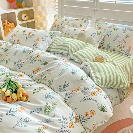 91家纺网 家纺一手货源 找家纺 （总）卡斯诺 2025新款植物羊绒磨毛四件套