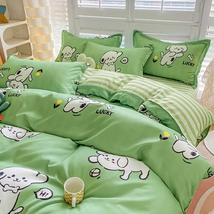 91家纺网 家纺一手货源 找家纺 （总）卡斯诺 2025新款植物羊绒磨毛四件套