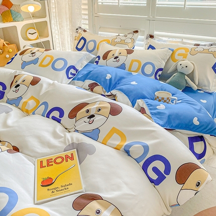 91家纺网 家纺一手货源 找家纺 （总）卡斯诺 2025新款植物羊绒磨毛四件套