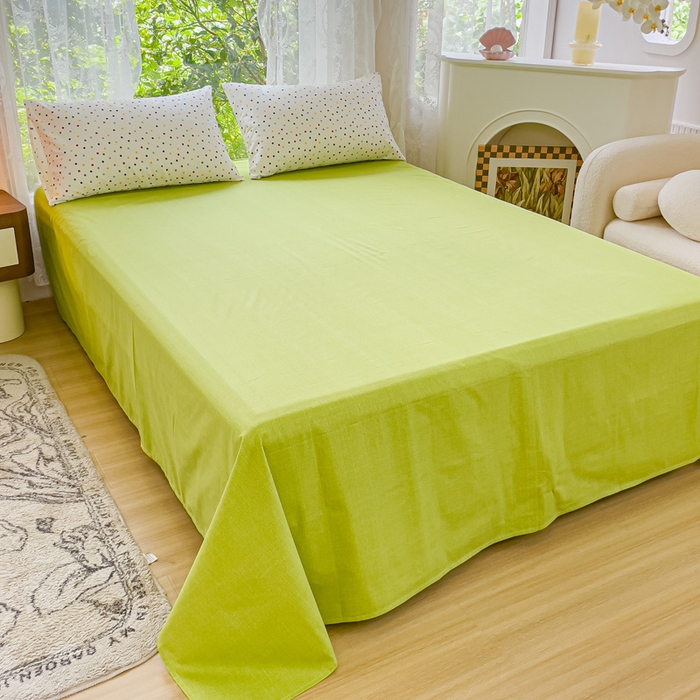 91家纺网 家纺一手货源 找家纺 感遇家纺 2023新款全棉印花四件套 彩虹糖