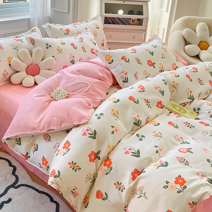 91家纺网 家纺一手货源 找家纺 （总）卡斯诺 2025新款植物羊绒磨毛四件套