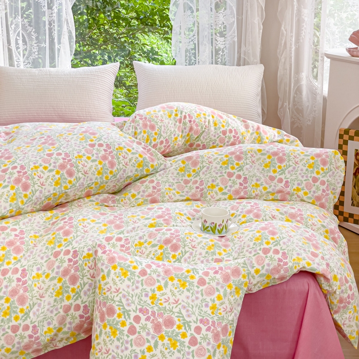 91家纺网 家纺一手货源 找家纺 （总）感遇家纺 2023新款全棉印花四件套