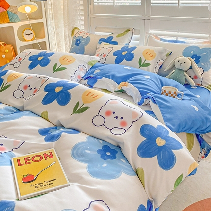 91家纺网 家纺一手货源 找家纺 （总）卡斯诺 2025新款植物羊绒磨毛四件套