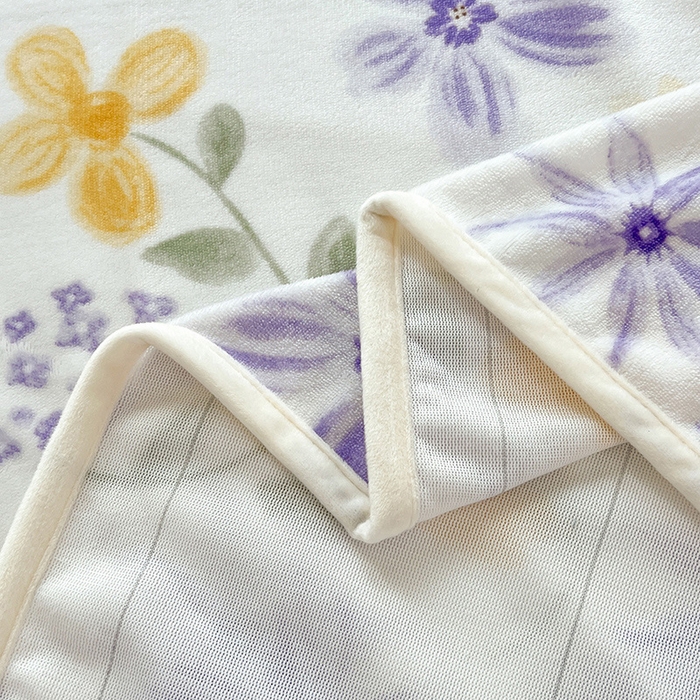 91家纺网 家纺一手货源 找家纺 眠博士 2023新款包边印花床单场景一 床单-花溪紫