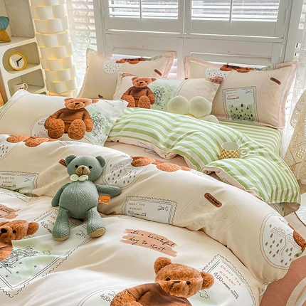 91家纺网 家纺一手货源 找家纺 （总）卡斯诺 2025新款植物羊绒磨毛四件套