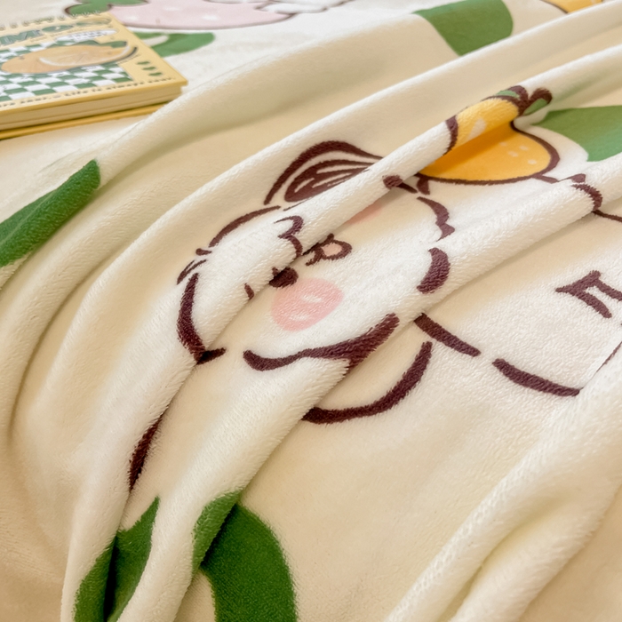 91家纺网 家纺一手货源 找家纺 眠博士 2023新款包边印花床单场景一 床单-快乐汪汪