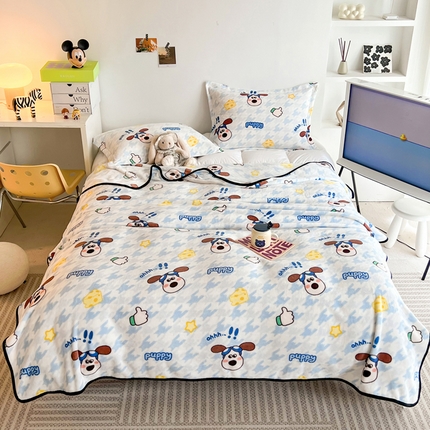 寐居家纺 2023新款双面牛奶绒毛毯 毛毯-皮皮狗