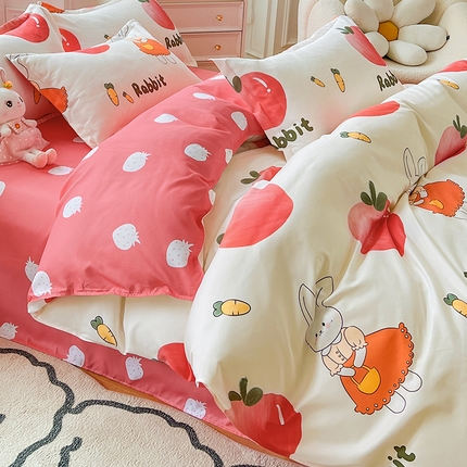 91家纺网 家纺一手货源 找家纺 （总）卡斯诺 2025新款植物羊绒磨毛四件套