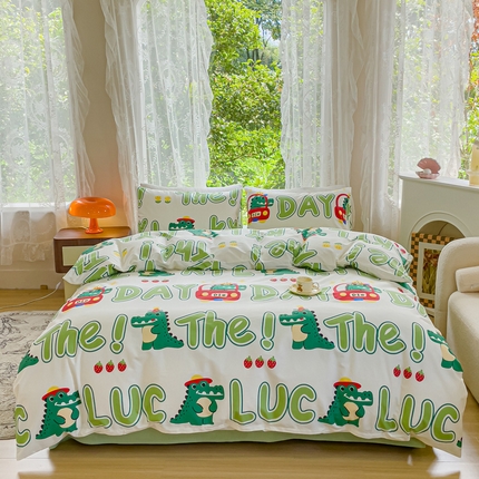 91家纺网 家纺一手货源 找家纺 （总）感遇家纺 2023新款全棉印花四件套