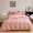 91家纺网 家纺一手货源 找家纺 木堇 2023新款兔毛绒牛奶绒四件套 濑兔毛--蜜桃粉