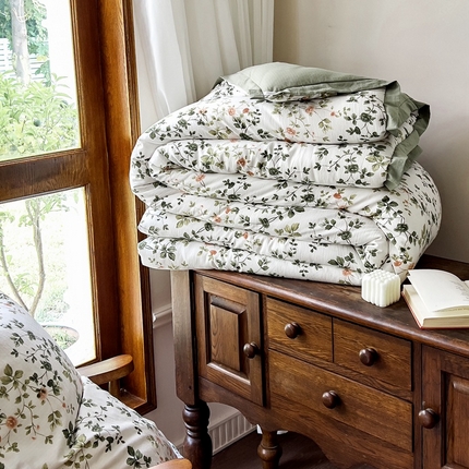 米菲 2023新款印花小竺棉冬被春秋被被子被芯 春华秋实