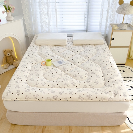 91家纺网 家纺一手货源 找家纺 （总）蓝冰家纺 2024新款蓝冰双层纱印花床垫