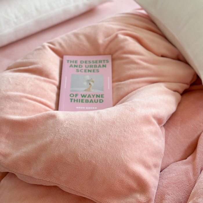 91家纺网 家纺一手货源 找家纺 六巷胡同 2023新款ins博主风纯色牛奶绒四件套 橘粉