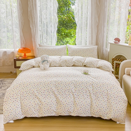 感遇家纺 2023新款全棉印花四件套 彩虹糖