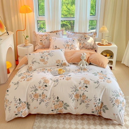 星期三 2023秋季新款铂金全棉13372四件套（加老板微信有会员价） 安妮塔