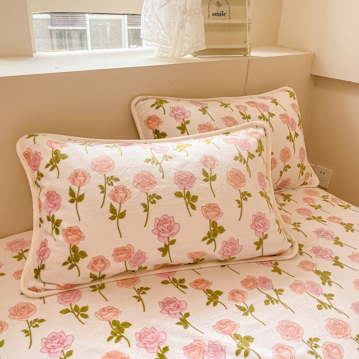 91家纺网 家纺一手货源 找家纺 眠博士 2023新款包边印花床单场景一 床单-爱莎庄园