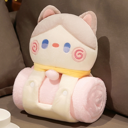 91家纺网 家纺一手货源 找家纺 （总）仟亿莱 2023新款抱抱猫立体卷毯