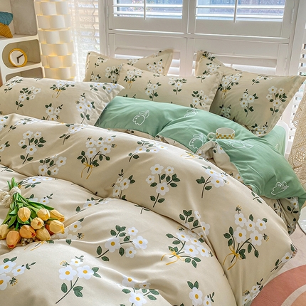 91家纺网 家纺一手货源 找家纺 （总）卡斯诺 2025新款植物羊绒磨毛四件套