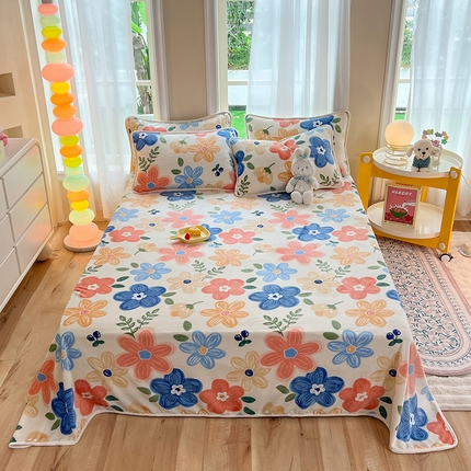 91家纺网 家纺一手货源 找家纺 （总）眠博士 2023新款包边印花床单场景一