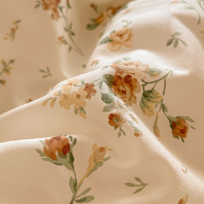 91家纺网 家纺一手货源 找家纺 艾唯希家纺 2024新款全棉韩式花边四件套纯棉公主风田园系列 浅安