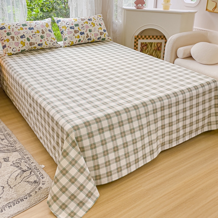 91家纺网 家纺一手货源 找家纺 感遇家纺 2023新款全棉印花四件套 动物园