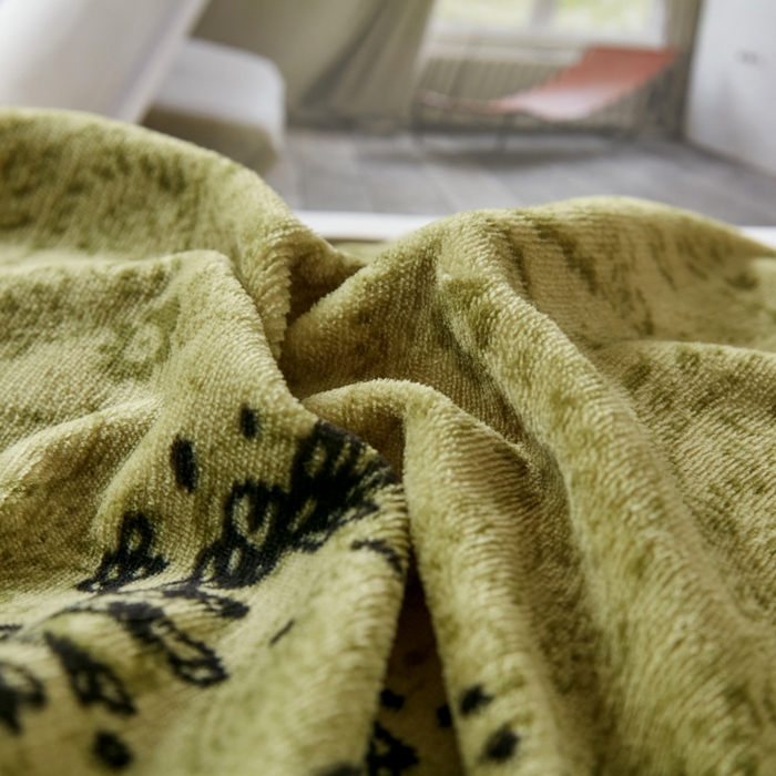 91家纺网 家纺一手货源 找家纺 乐居坊 2023新款高克重牛奶绒印花保暖四件套 卡诗兰顿