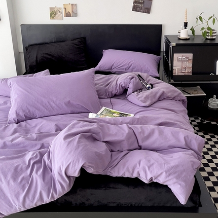 91家纺网 家纺一手货源 找家纺 （总）梦家居 2023 秋冬新品全棉加牛奶绒四件套