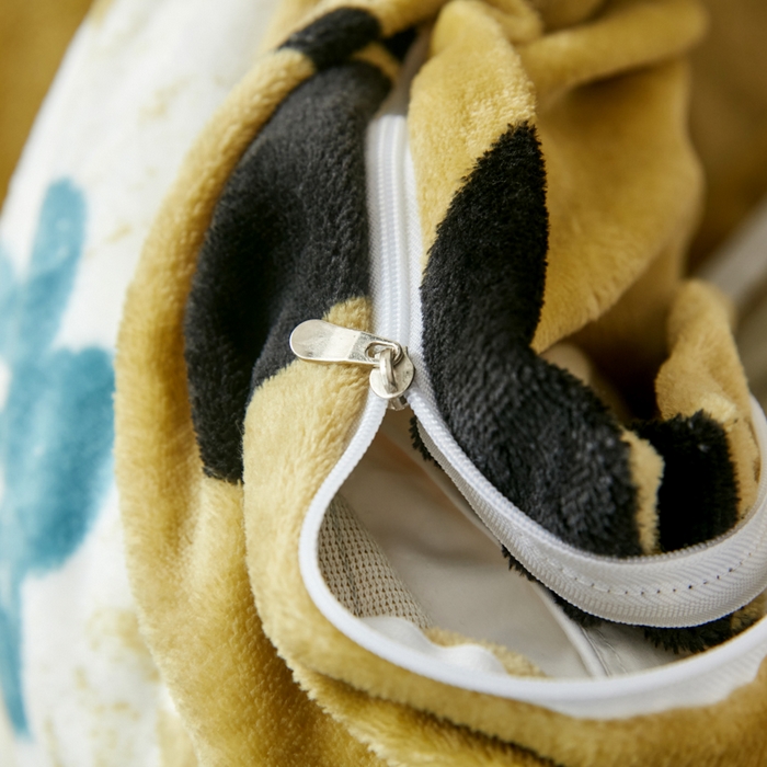 91家纺网 家纺一手货源 找家纺 乐居坊 2023新款高克重牛奶绒印花保暖四件套 幸运之花