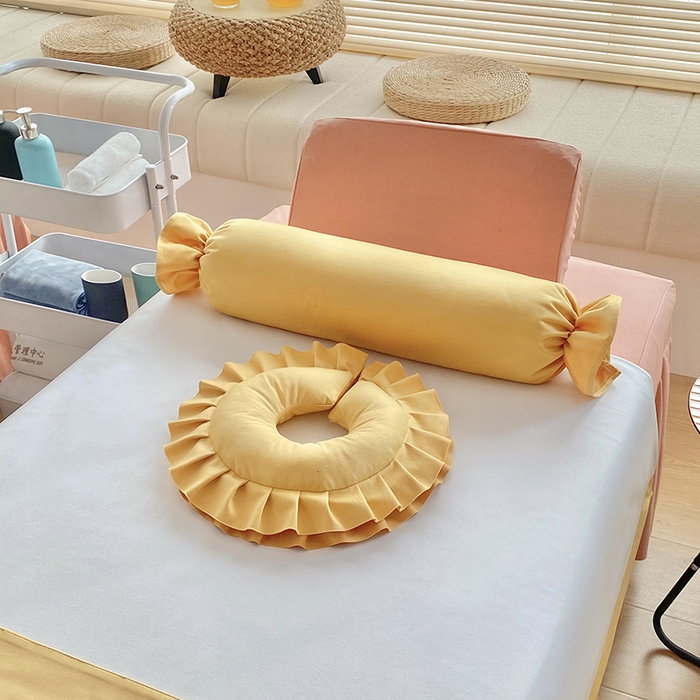 91家纺网 家纺一手货源 找家纺 不打烊家纺 2023新款欧洲尼金玉满堂床罩四件套 玉色