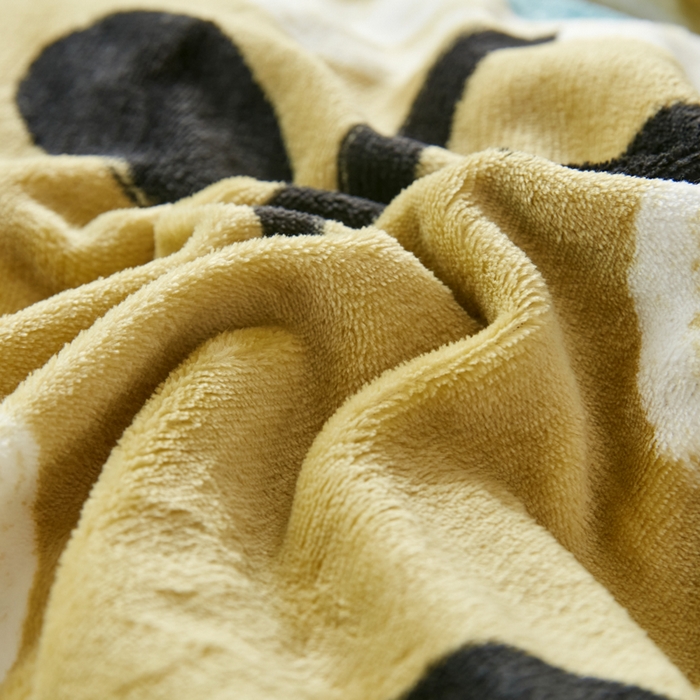 91家纺网 家纺一手货源 找家纺 乐居坊 2023新款高克重牛奶绒印花保暖四件套 幸运之花