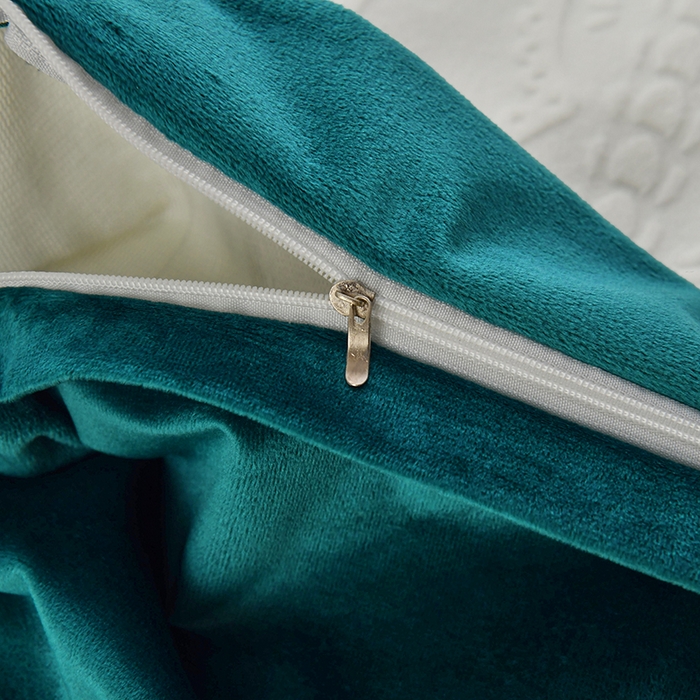 91家纺网 家纺一手货源 找家纺 不打烊家纺  (原春恩家纺) 2023新款水晶绒梦幻花语床罩四件套 梦幻花语-孔雀蓝