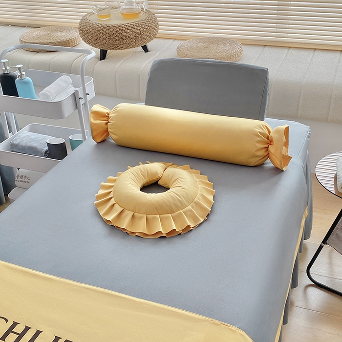 91家纺网 家纺一手货源 找家纺 不打烊家纺  2023新款欧洲尼莫兰迪床罩四件套 灰色