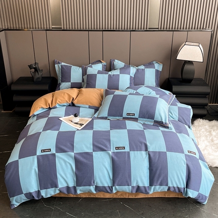 91家纺网 家纺一手货源 找家纺 （总）乐视 2024新款全棉喷气磨毛四件套