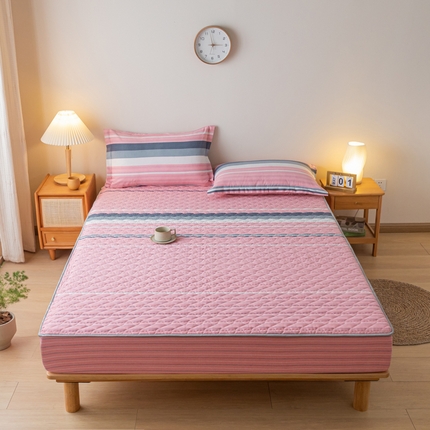 91家纺网 家纺一手货源 找家纺 （总）乐视 2024新款A类母婴无印良品磨毛床笠夹棉床笠