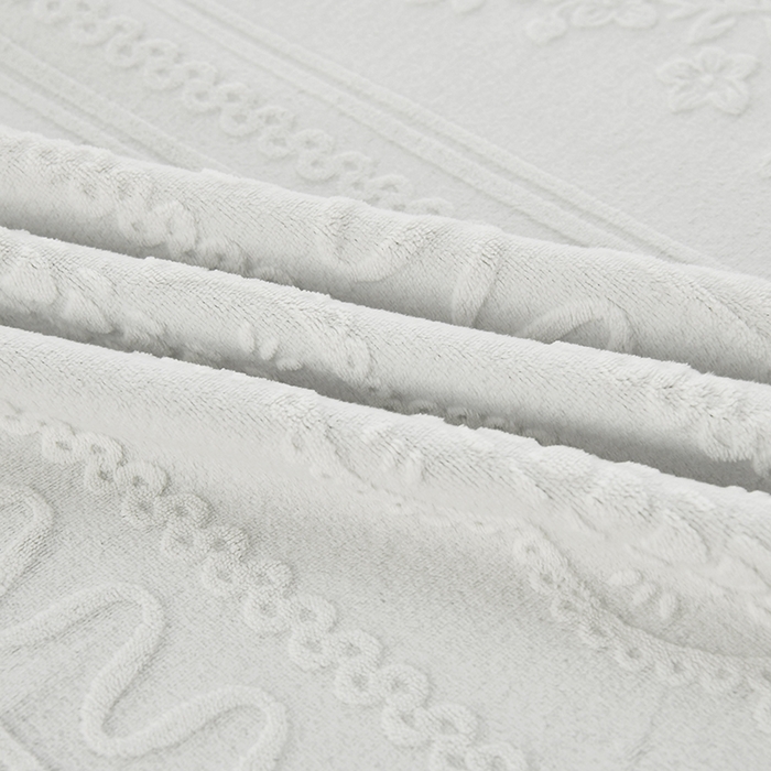 91家纺网 家纺一手货源 找家纺 不打烊家纺  (原春恩家纺) 2023新款水晶绒梦幻花语床罩四件套 梦幻花语-孔雀蓝