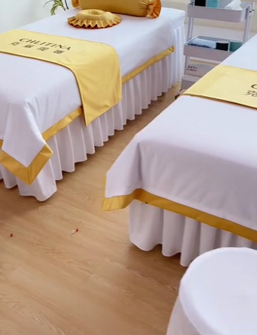 91家纺网 家纺一手货源 找家纺 不打烊家纺  2023新款欧洲尼莫兰迪床罩四件套 米白色